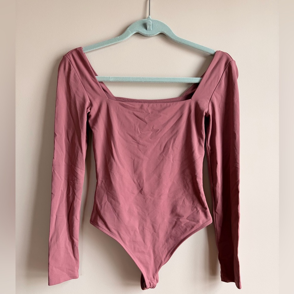 Babaton Mauve Long Sleeve Bodysuit
